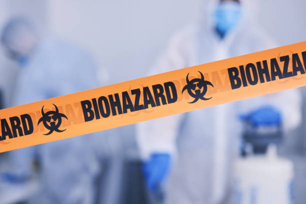 Professional Drug Lab Cleanup technician working in Damon, TX